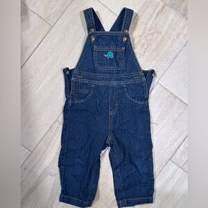12 months baby denim overalls